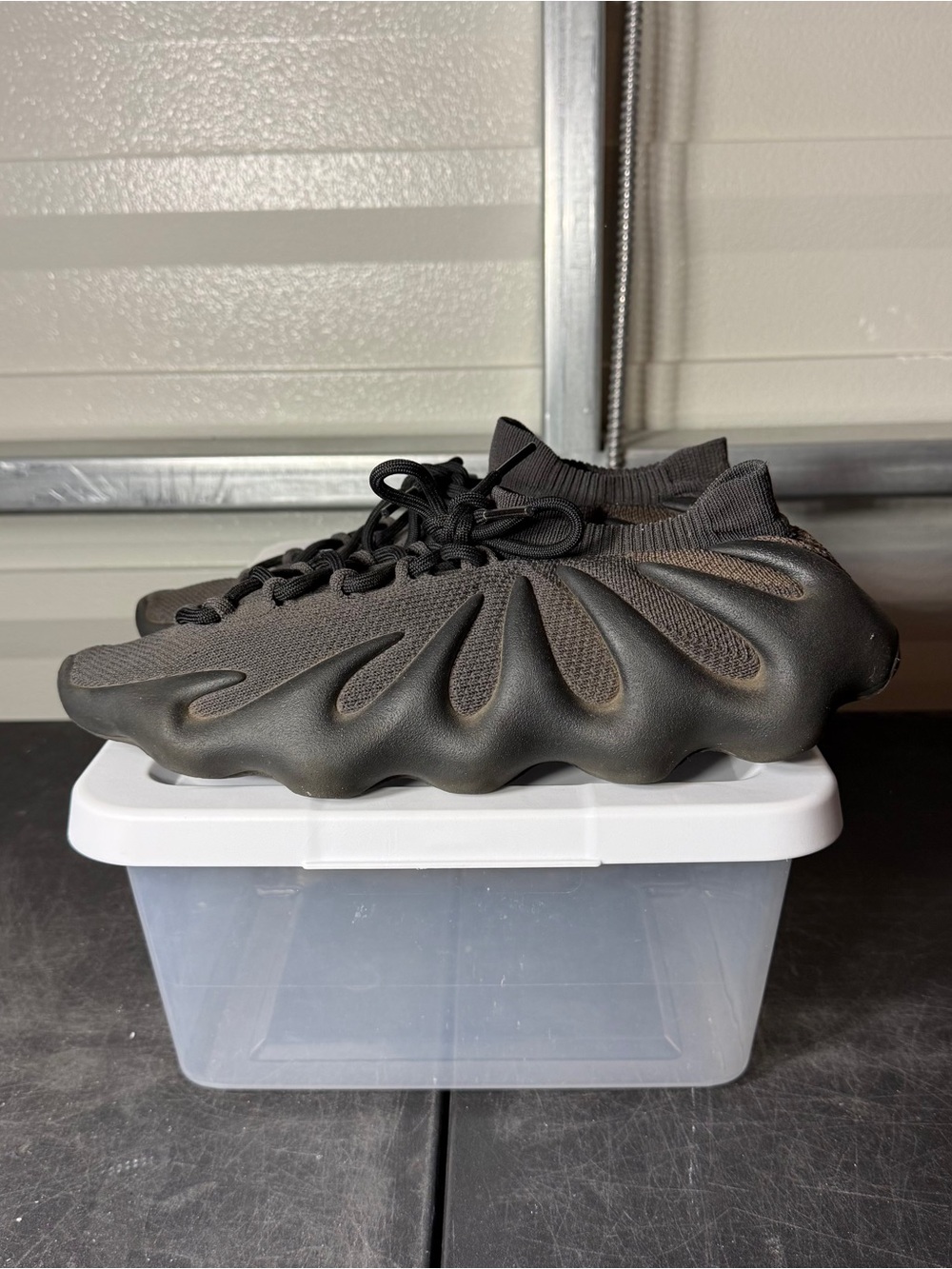 Size 10 - adidas Yeezy 450 Dark Slate Black